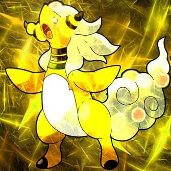 Mega Ampharos By Mrgoldenrayquaza