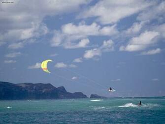 Sport Kiteboarding Maui Hawaii Desktop Wallpaper Nr