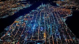 Cityscape Street Light Manhattan New York City Night Eagle