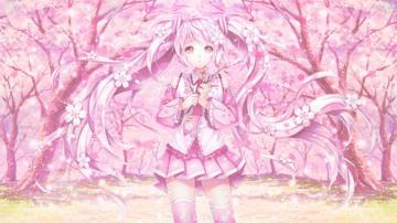 Wallpaper Sakura Miku By Alexfebrian