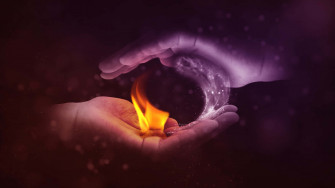 Fire And Water Wallpaper