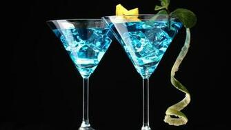 Wallpaper Cocktails Bombay Gin Ice Mint Lime Food