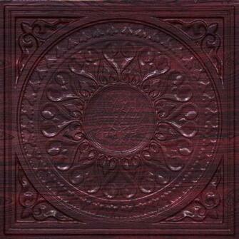 Apollo Faux Tin Ceiling Tile X24 Rosewood Wallpaper