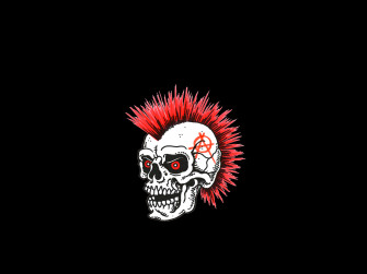 Black Skeleton Wallpaper