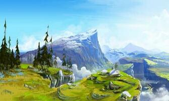 High Resolution Wallpaper Of Spring In The Valley Desktop
