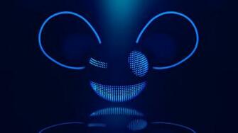 Blue Music Wallpaper Deadmau5 Logos Dj