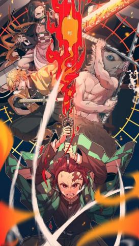 Demon Slayer iPhone Wallpaper Top