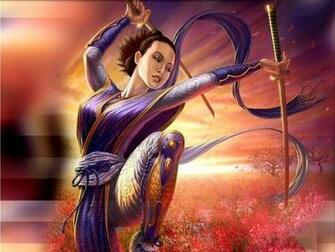 Warrior Girl Fantasy Wallpaper