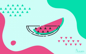 June Wallpaper Limitless Summer Watermelon Susam Creative