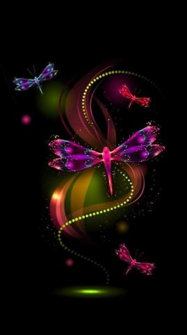 Wallpaper iPhone Dragonfly Cellphone