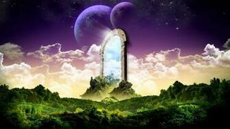 3d Landscape Fantasy Art Scenery Desktop Wallpaper Nr