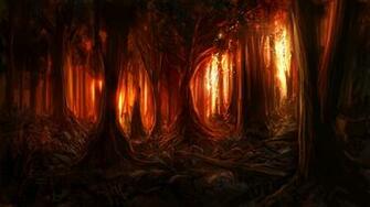 Forest Fire Wallpaper