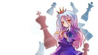 No Game Life Shiro Wallpaper Chess Pieces HD