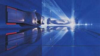 Futuristic Artwork Syd Mead Wallpaper