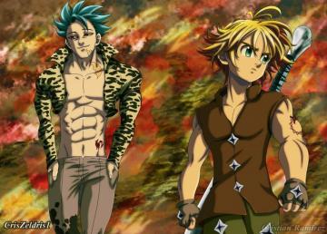Meliodas And Ban By Cristian Ramirez