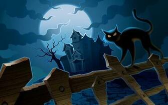 Scary Halloween HD Wallpaper Pumpkins Witches Spider Web