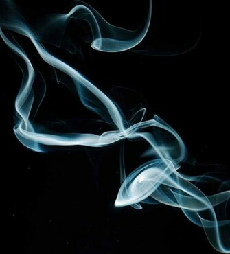 Black Smoke Background Stock Image