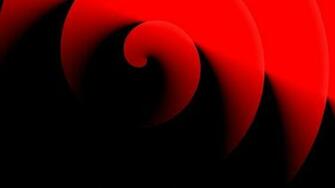 Fiery Red Black Circles Wallpaper And White