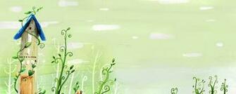 Cartoon Building Grass Wallpaper Background Dual Monitor Resolution