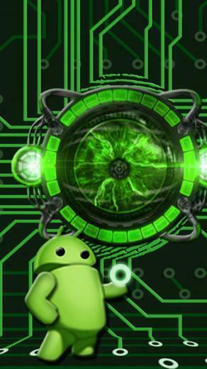 Android Circuit Board Galaxy S5 Wallpaper HD