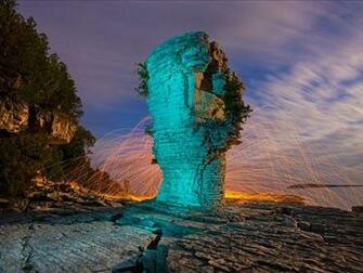 Wallpaper Flowerpot On Bears Rump Island Ontario Canada Photos And