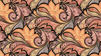 Sfondo Desktop Vintage Paisley Pink Computer Wallpaper Floral