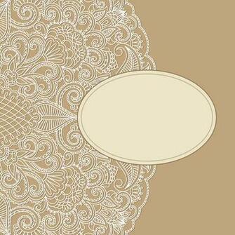 Lace With Vintage Vector Background Background