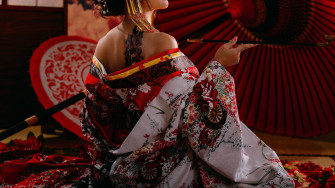Cool Japanese Tattoo On Women S Back Wallpaper