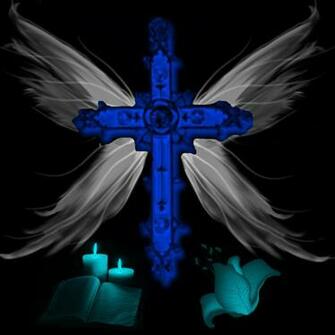 Cross With Wings Wallpaper By Wyckidpossession