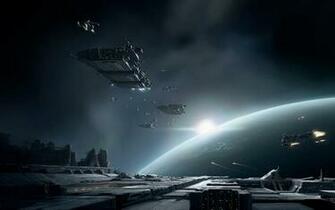 Eve Online Spaceships Science Fiction Wallpaper High