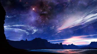Neon Blue Aesthetic Wallpaper
