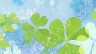 Four Leaf Clover Background Wallpaper HD