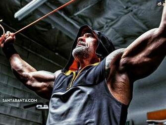Dwayne Johnson Gym The Rock Bodybuilder Wallpaper