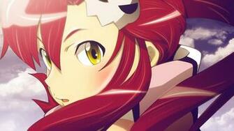 Gurren Lagann Yellow Eyes Yoko Littner Konachan