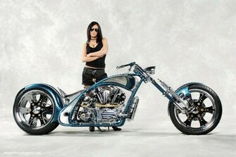 Motos Chicas Chopper Custom Wallpaper Morocha Diosa Motorcycle