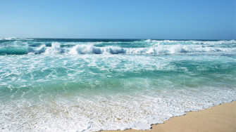 Beach Waves Wallpaper For Desktop