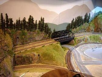 Background Scene Under Construction With Upgraded Warren Truss Bridge