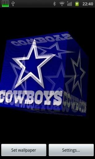 Cowboys Logo Live Wall App For Android