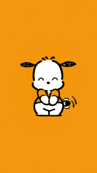 Apoame On Pochacco Hello Kitty iPhone Wallpaper