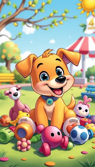 Cartoon Puppy Wallpaper