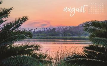August Calendar Wallpaper Background Great