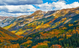Mountain Forest Colorado Autumn Usa Wallpaper