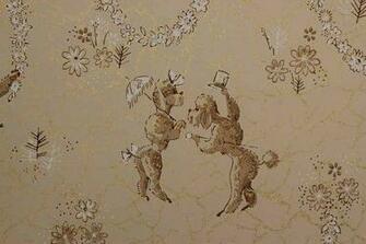 Vintage Kids Wallpaper Children S Poodle