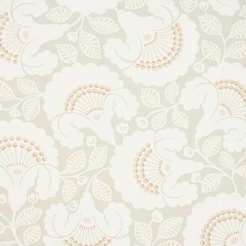 Schumacher Jackie Neutral Wallpaper Off Samples