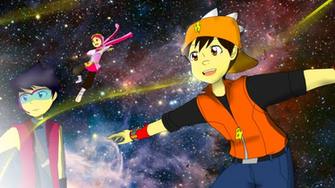 Journey To Space Boboiboy Galaxy By Haziqi98