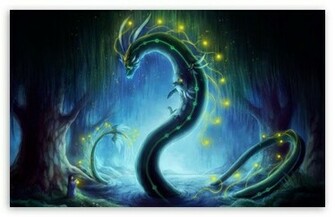 Blue Dragon HD Wallpaper For Standard Fullscreen Uxga Xga Svga