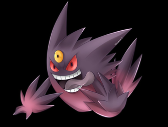 Mega Gengar By Sparkru Chan