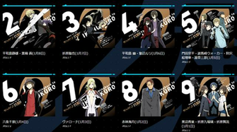 Crunchyroll Video Durarara X Shou Countdown And Cast