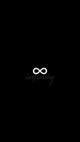 Infinity Black iPhone Wallpaper