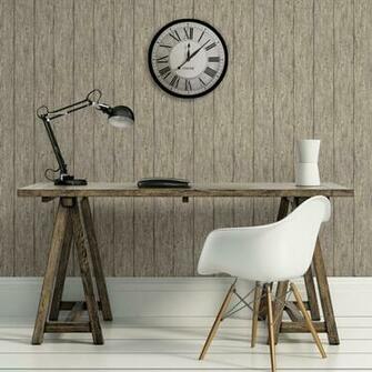 Of Reclaimed Wood With This Stylish Faux Wallpaper By Chesapeake